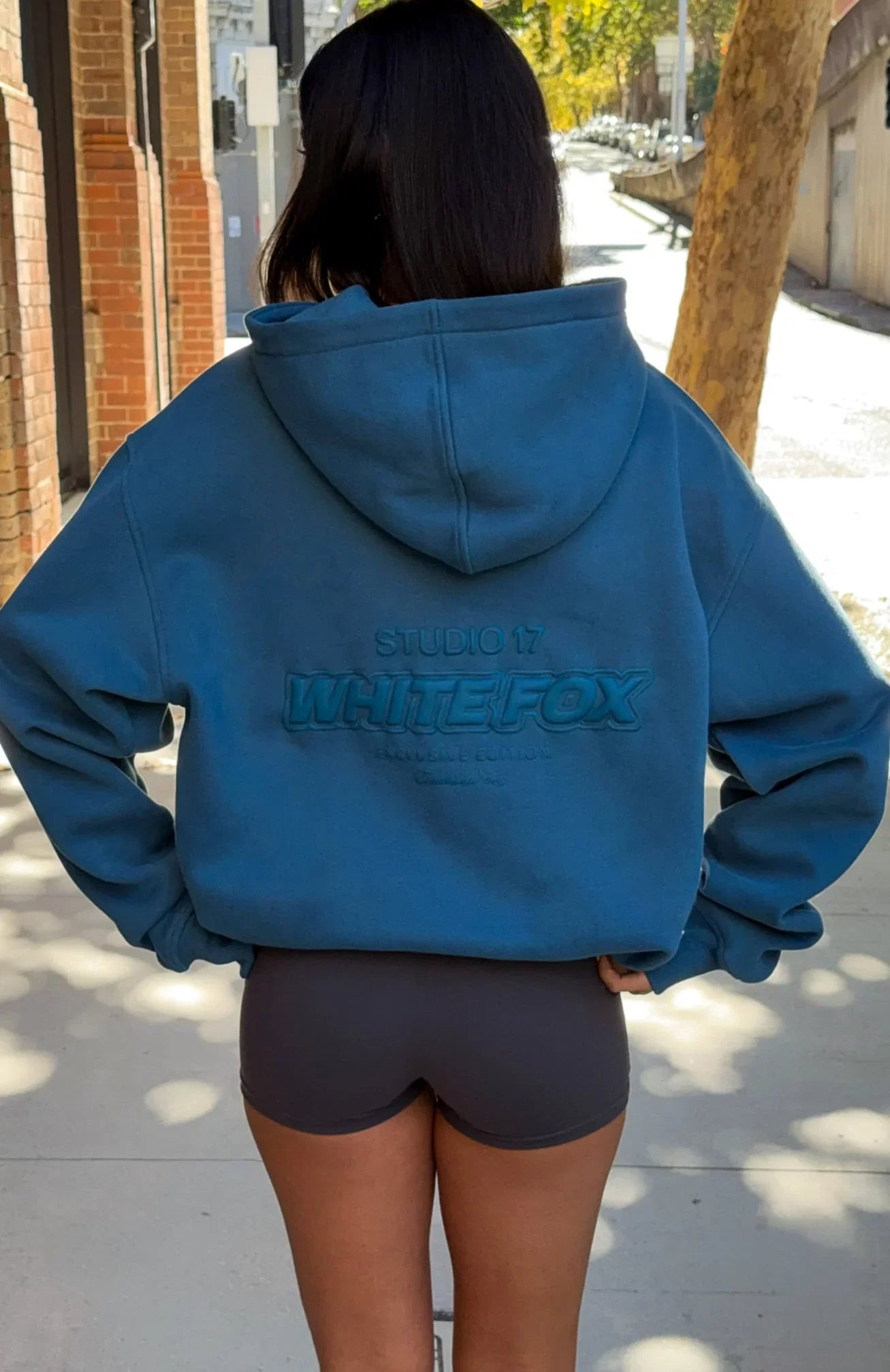 Studio 17 Spencer Oversized Hoodie Teal