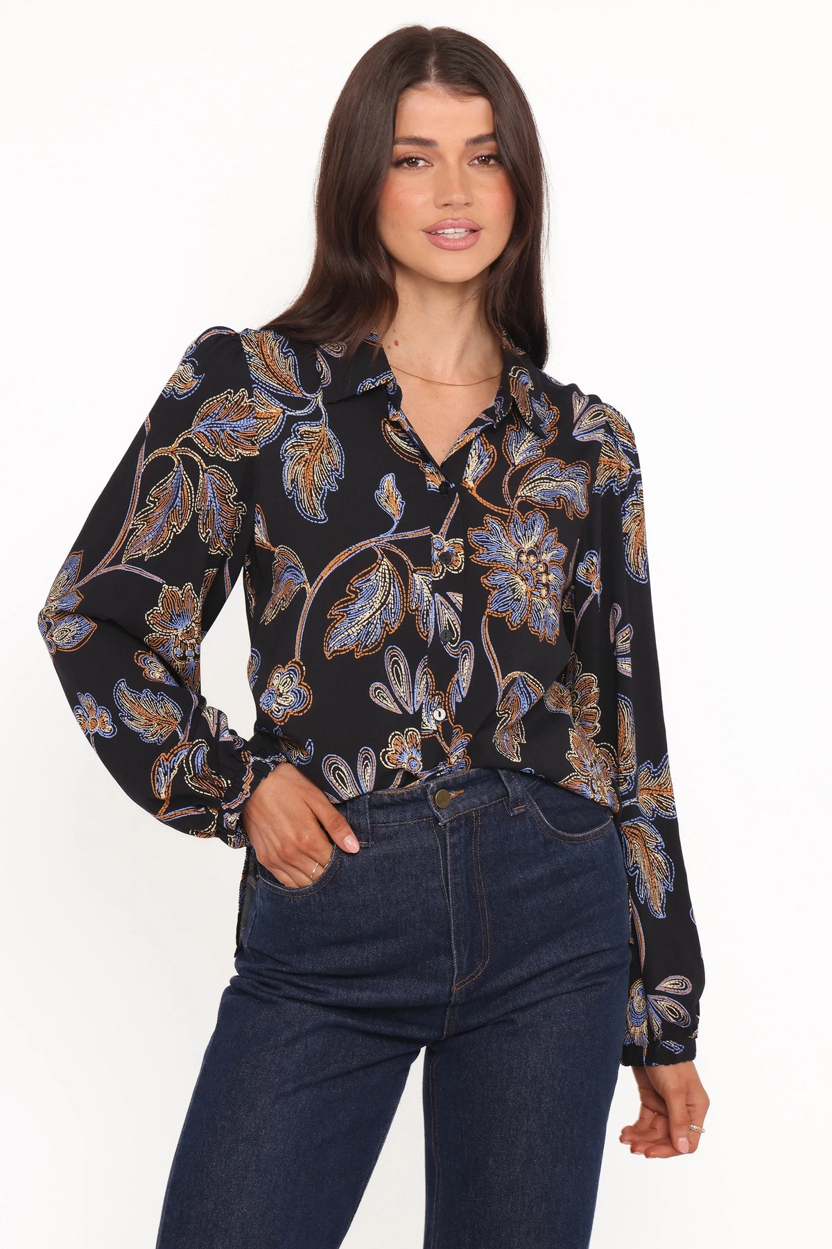 Bennett Shirt Black Floral