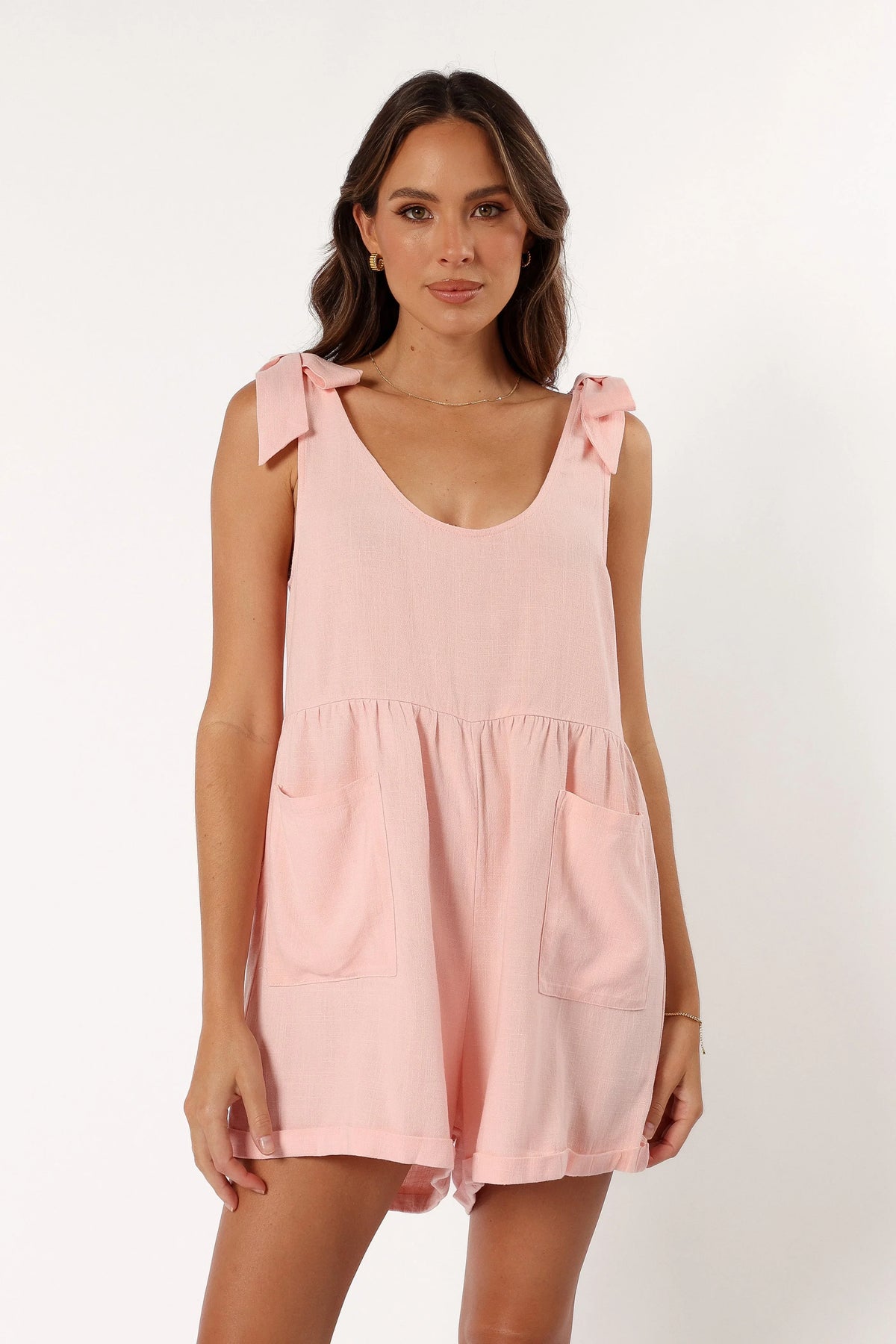 Lindy Romper Pink