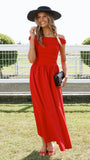 Immy Midi Dress Red