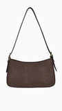 Lilu Shoulder Bag Choc Suede