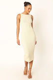Nita Midi Dress Beige