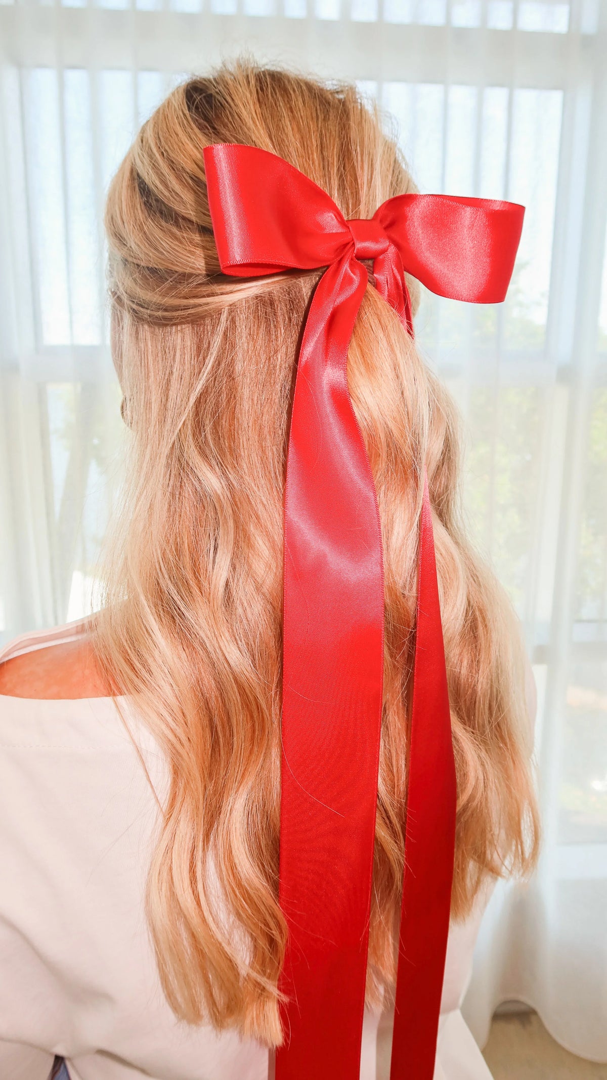Lala Hair Bow Red