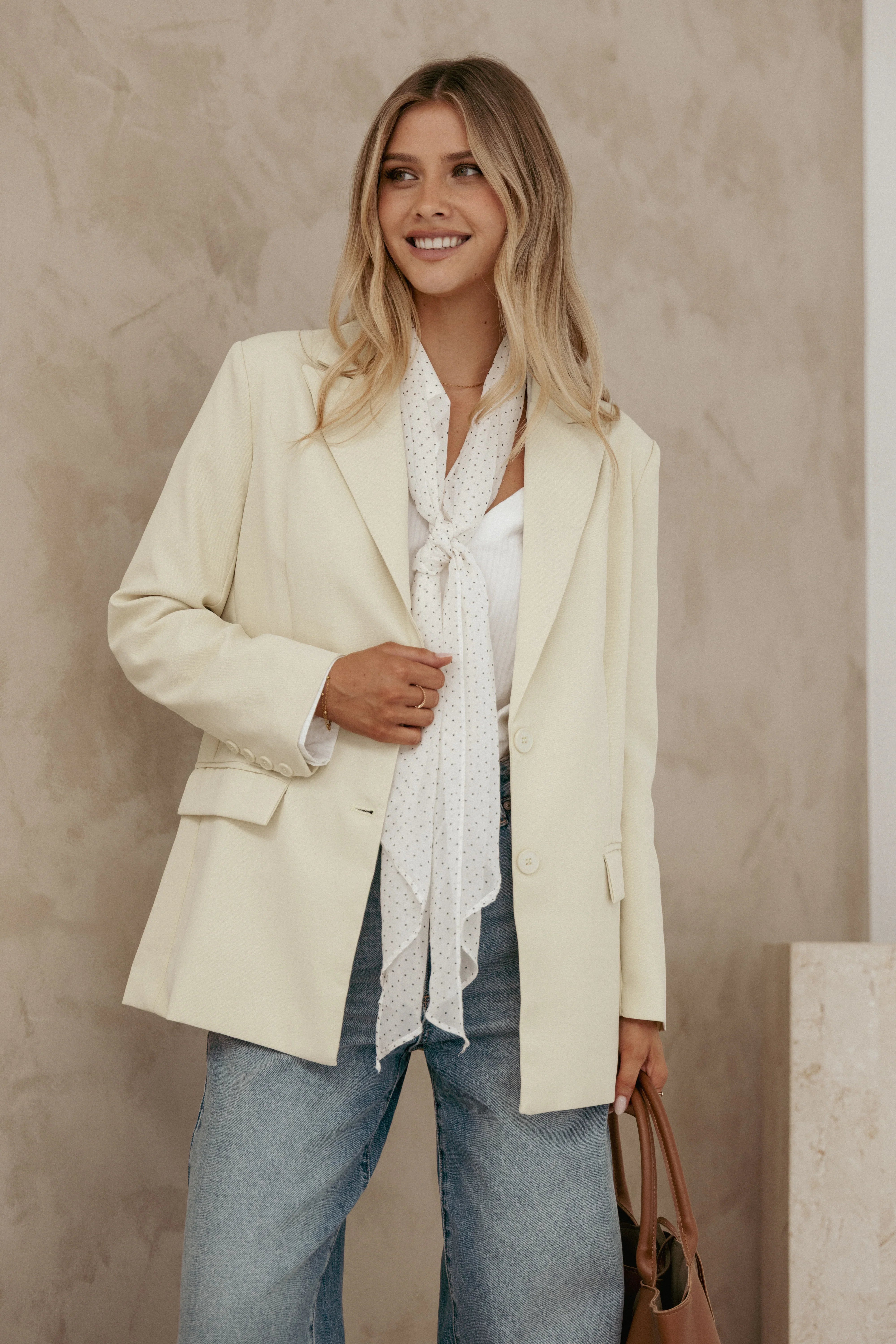 Henrietta Blazer Yellow
