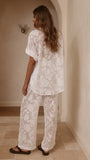 Mollie Lace Shirt White
