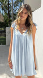 Lanna Mini Dress Blue