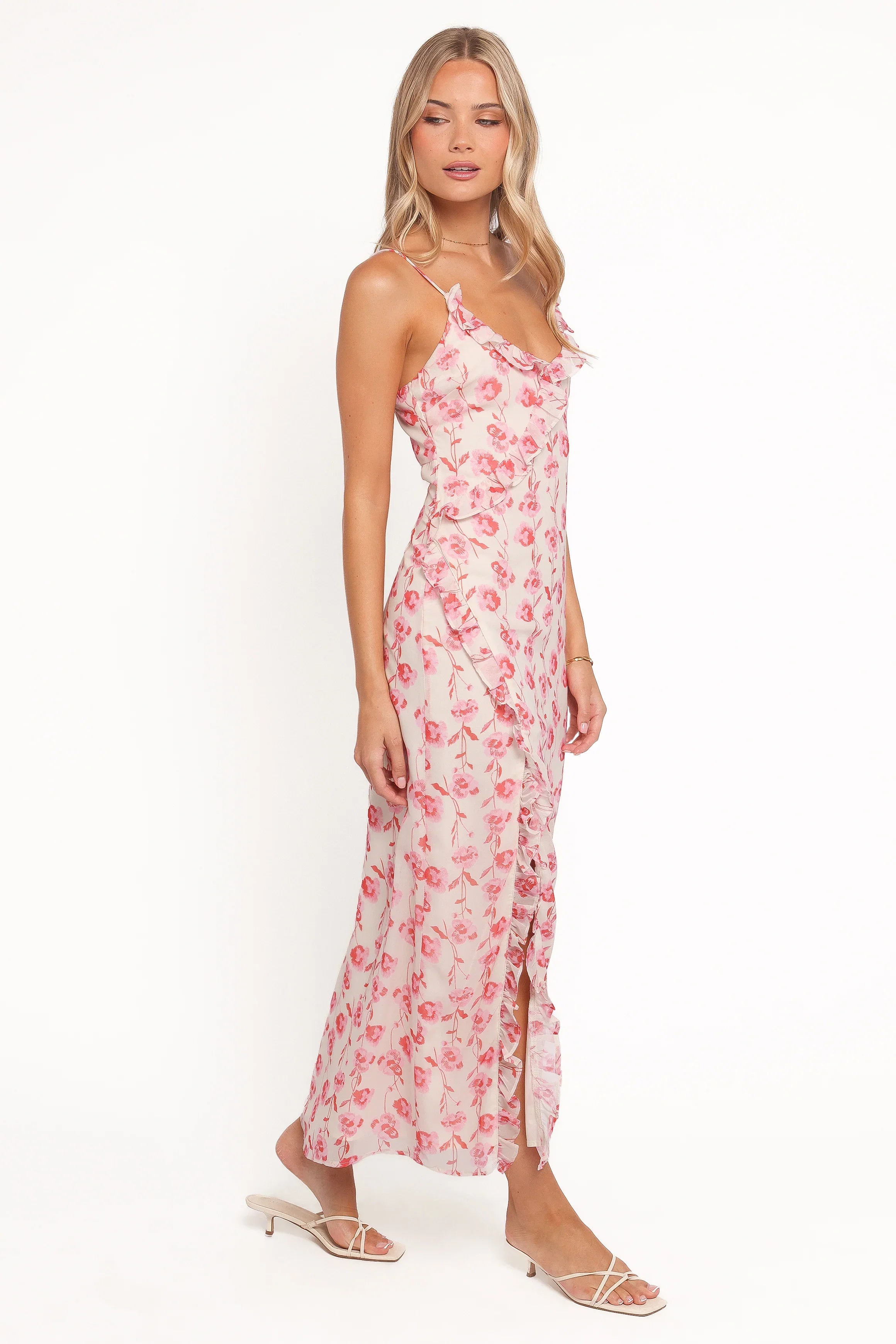 Charli Maxi Dress Pink Floral
