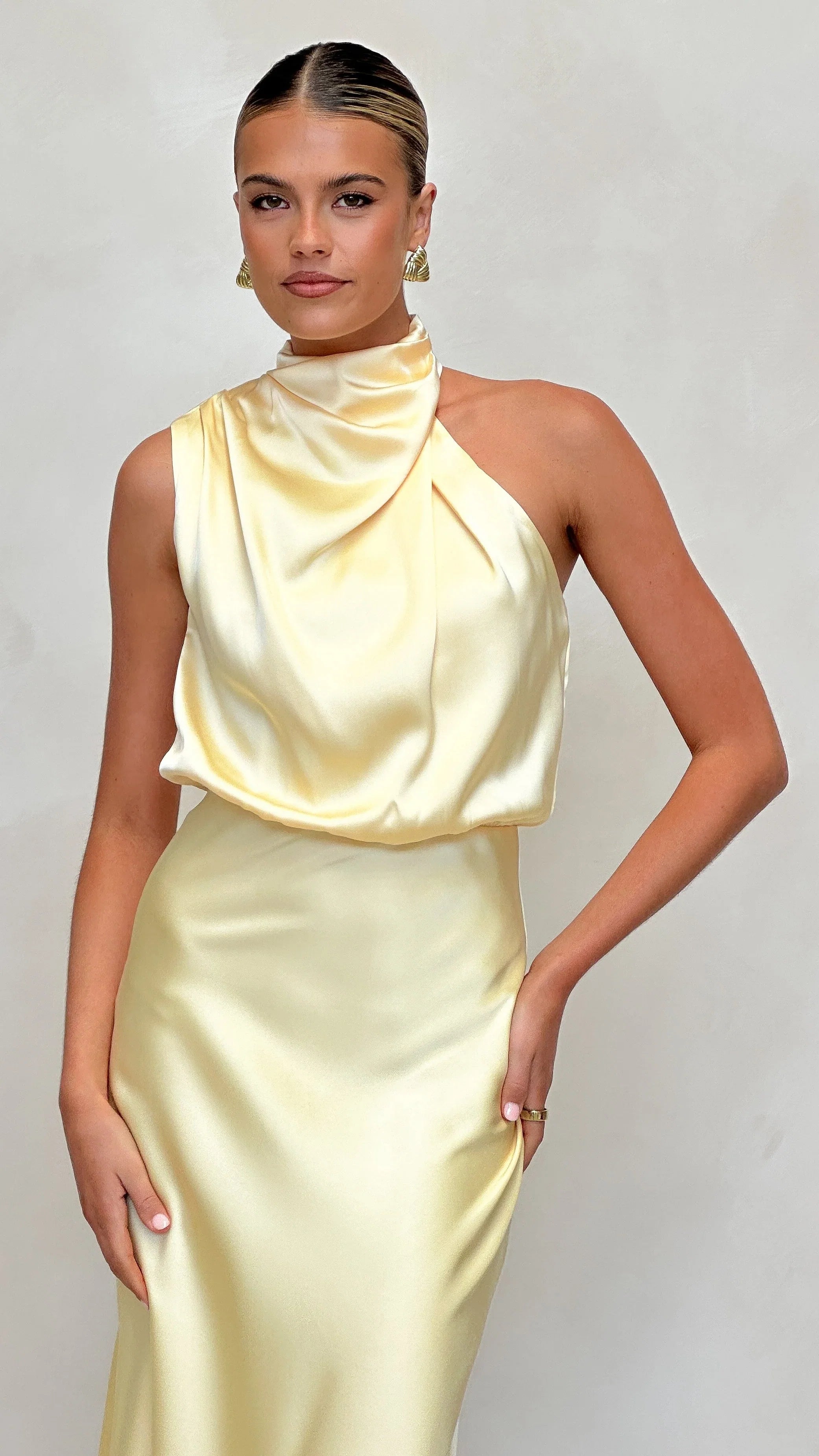 Esther Maxi Dress Lemon