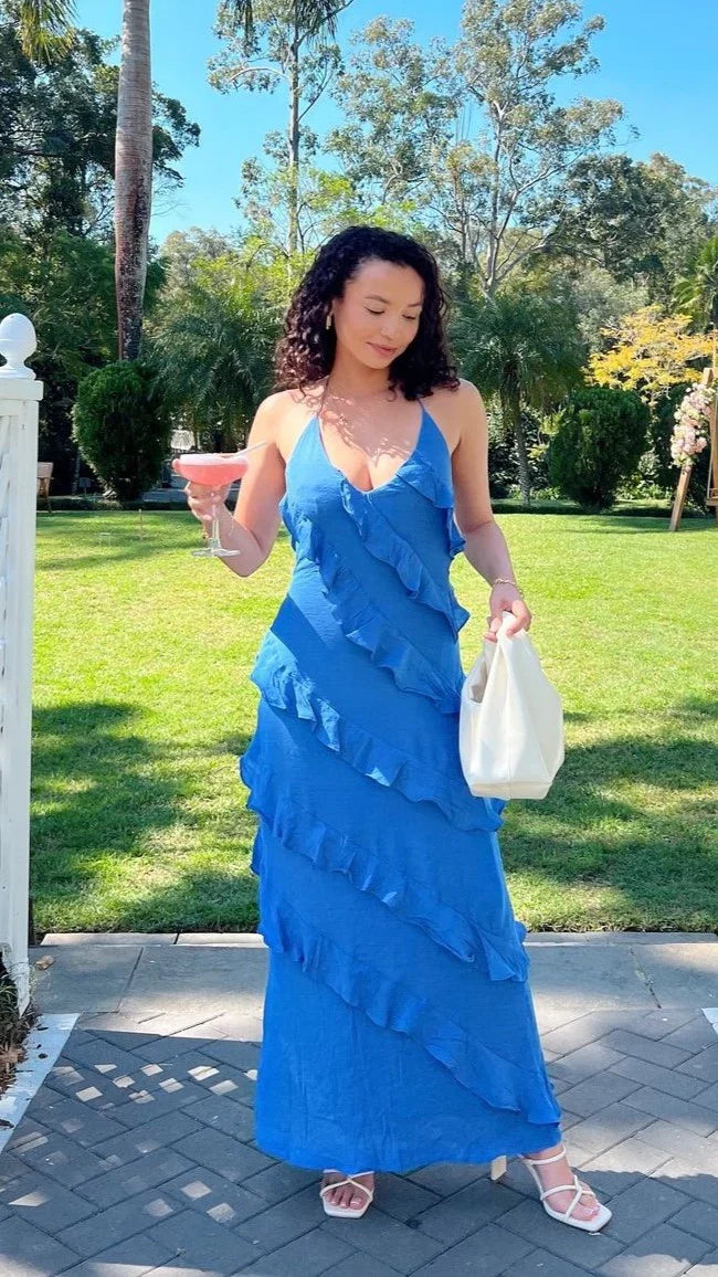 Sophia Maxi Dress Cobalt Blue