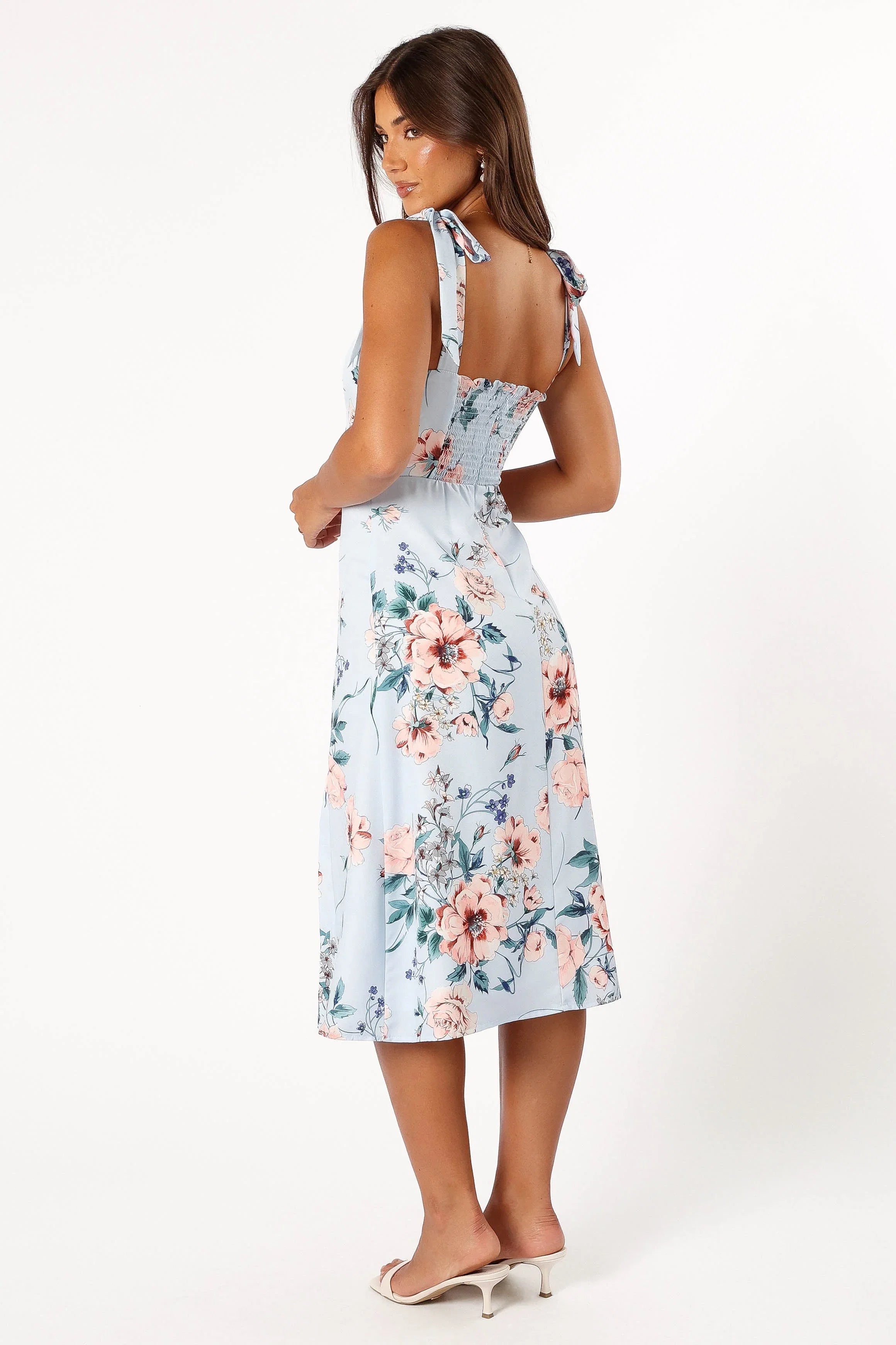 Laurel Dress Blue Floral