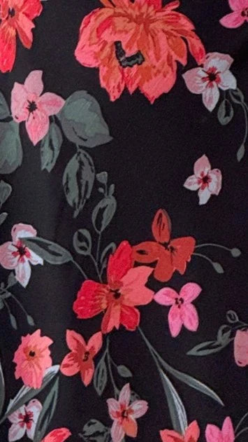 Loren Mini Dress Dark Floral