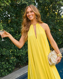 Starlit Nights Halter Maxi Dress