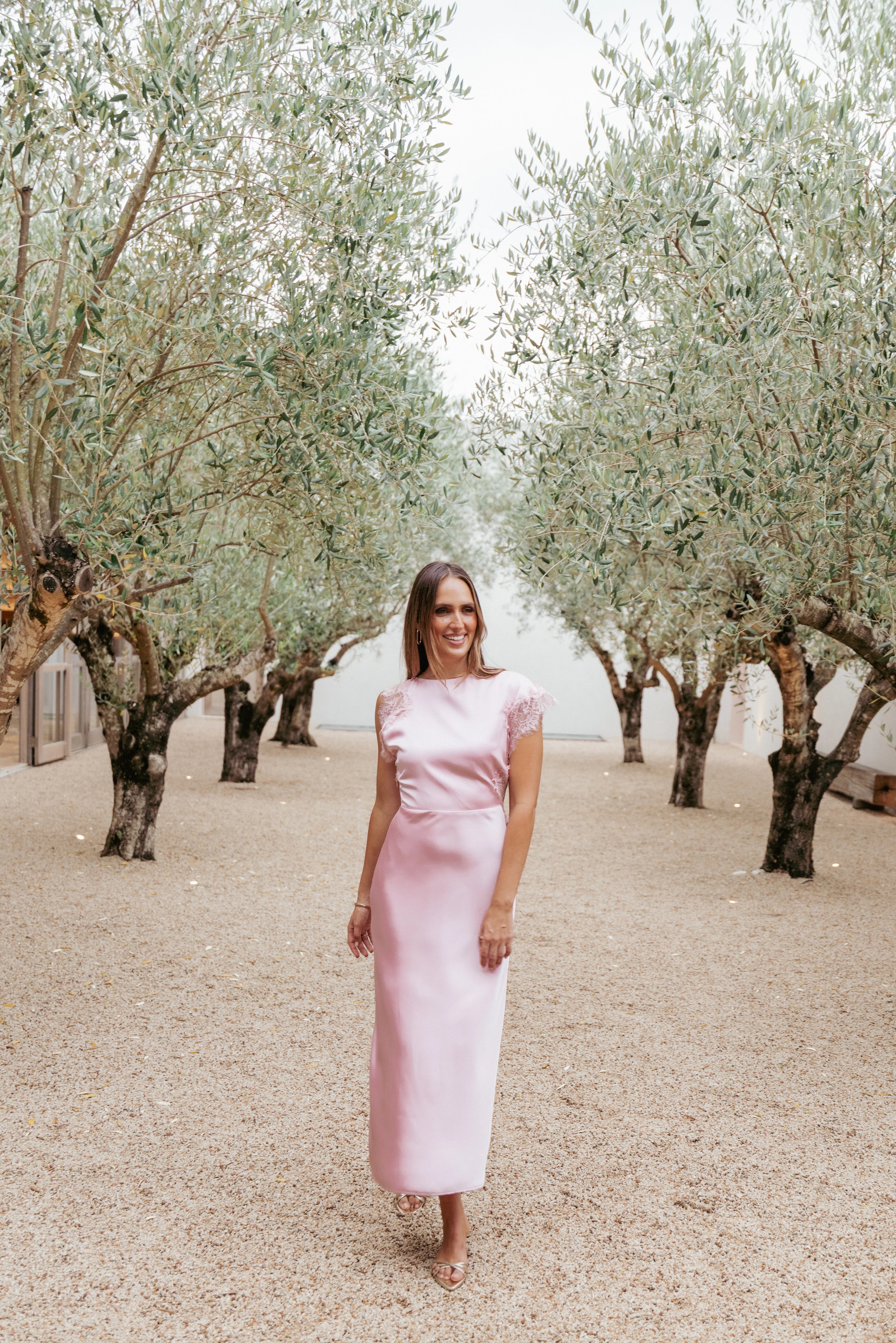 Jenelle Maxi Dress Pale Pink