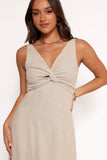 Archer Midi Dress Oatmeal