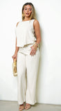 Cyrilla Linen Set Beige