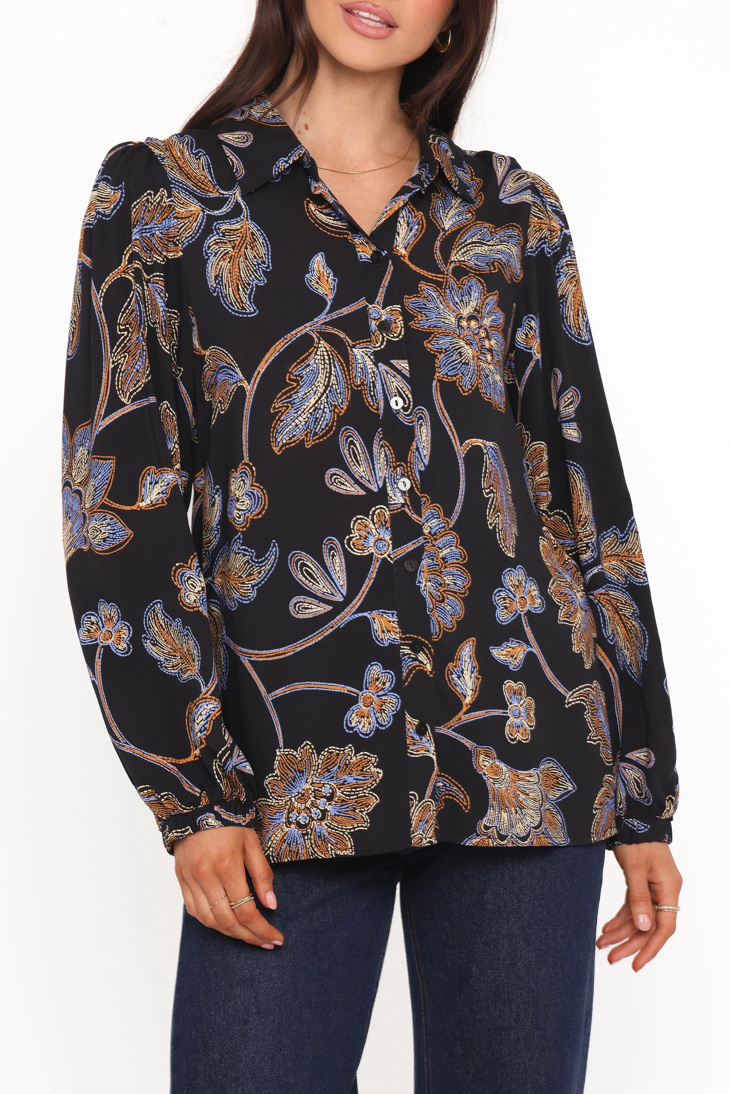 Bennett Shirt Black Floral