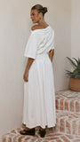 Aleski Maxi Dress White
