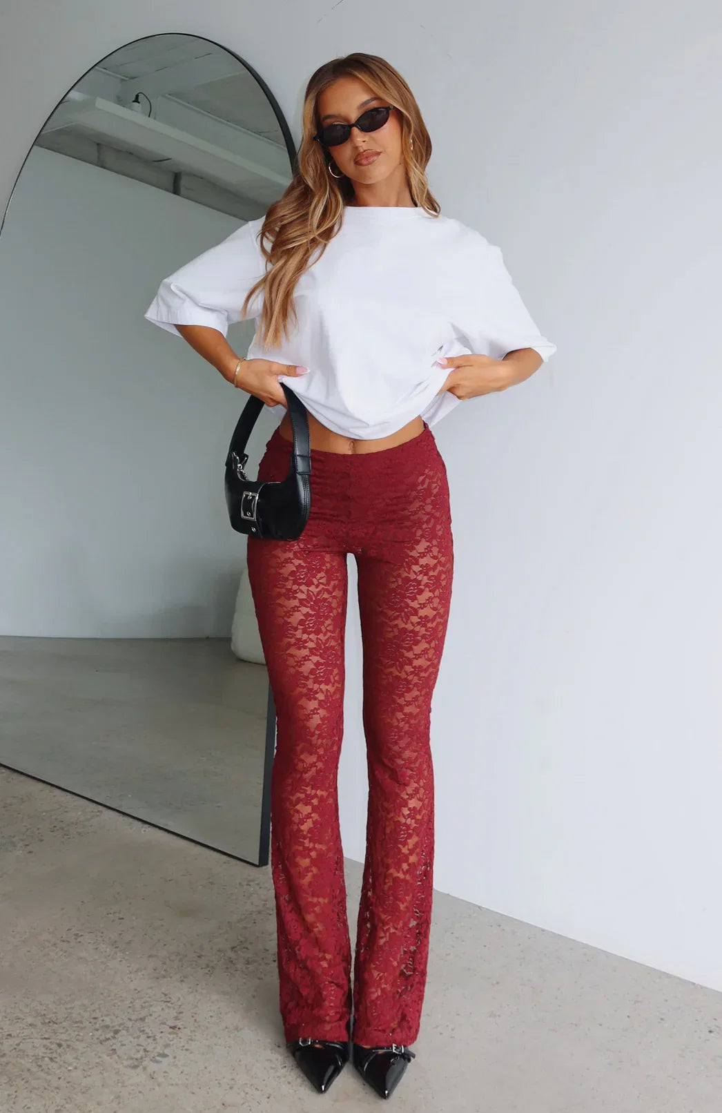 New Era Pants Wine
