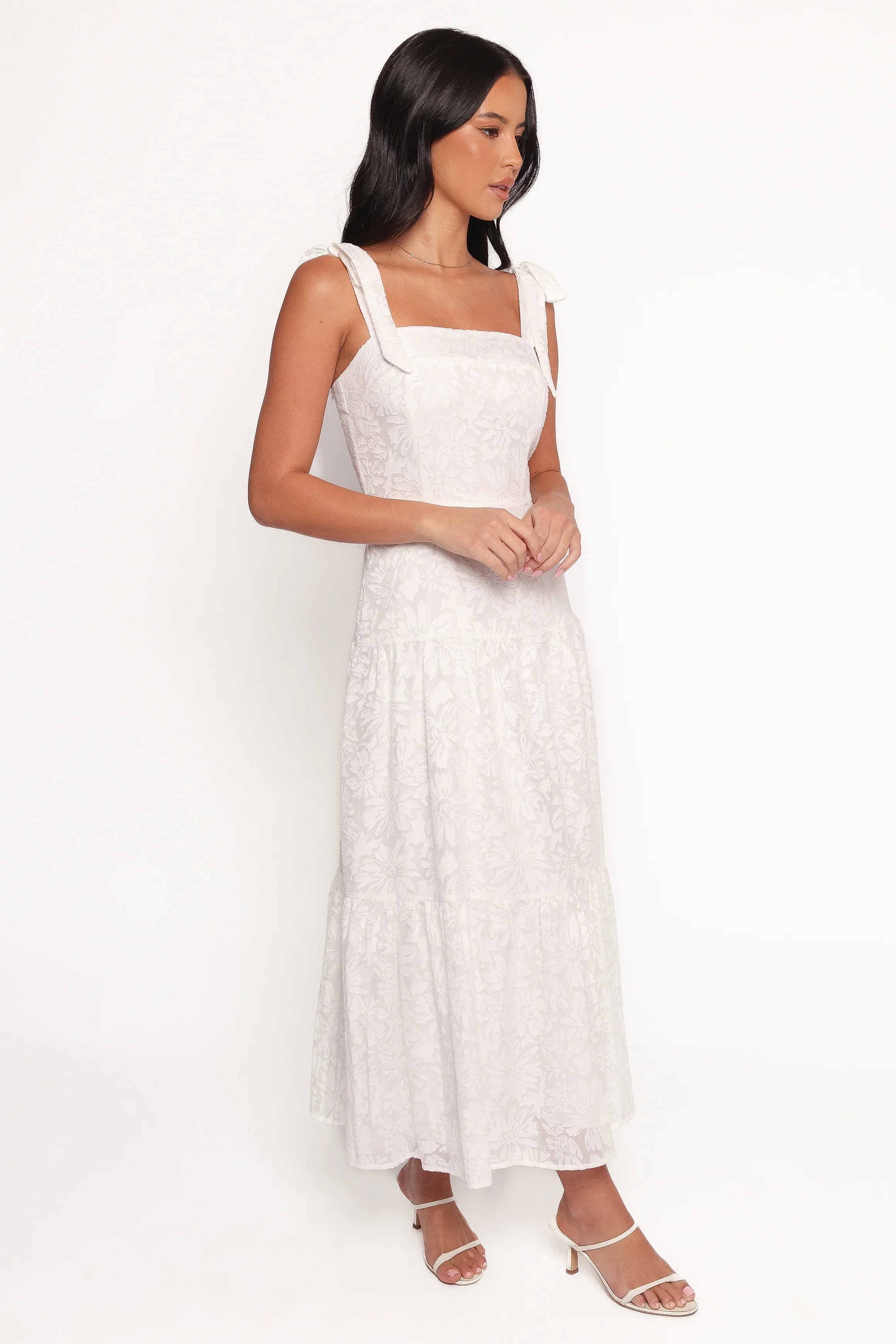 Lavinia Maxi Dress White Floral