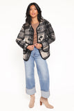 Austin Plaid Jacket Black