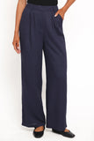 Dean Linen Pants Navy