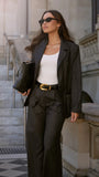 Hadrian Blazer Charcoal Pinstripe