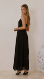 Cia Maxi Dress Black White