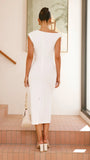 Lilah Midi Dress White