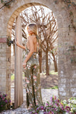 Holly Halterneck Jumpsuit Olive Floral
