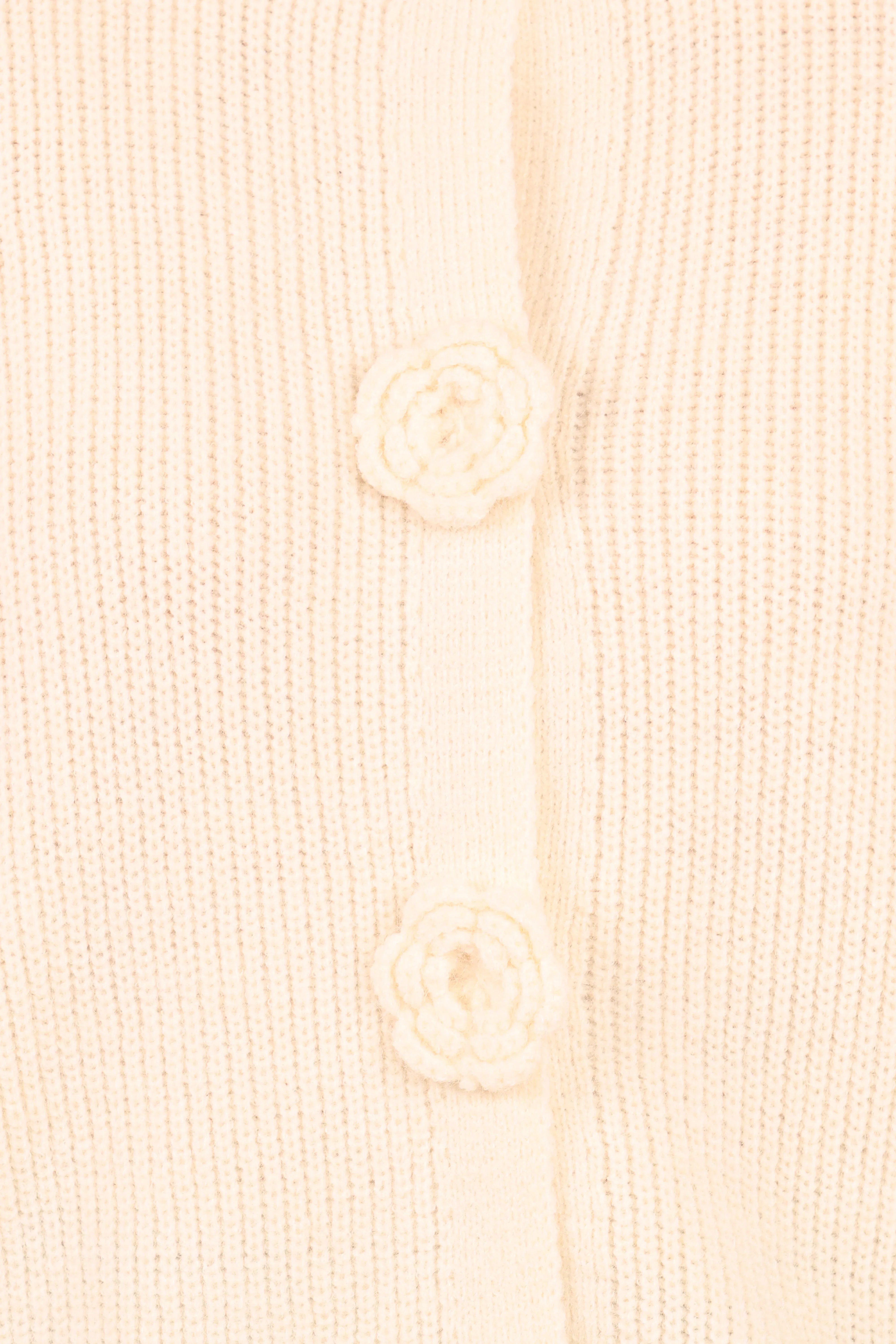 Jones Rosette Cardigan Cream