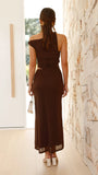Iantha Maxi Dress Chocolate