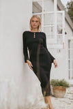 Maxwell Knit Maxi Dress Black