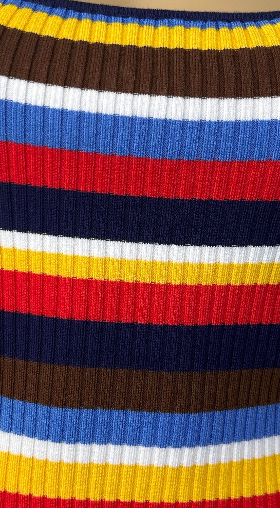 Havana Stripe Knit Cami Top Blue Multi