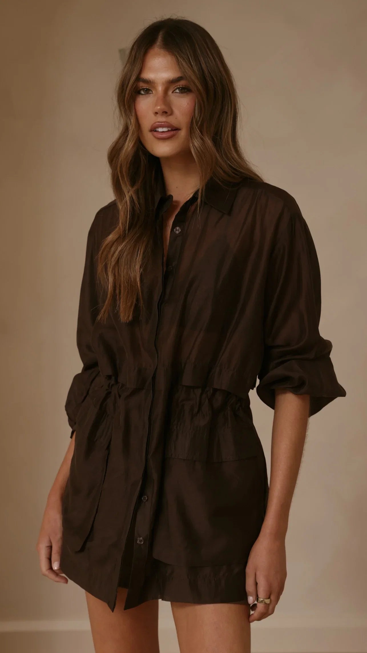 Banx Sheer Top Chocolate