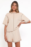 Melody Knit Short Set Oat