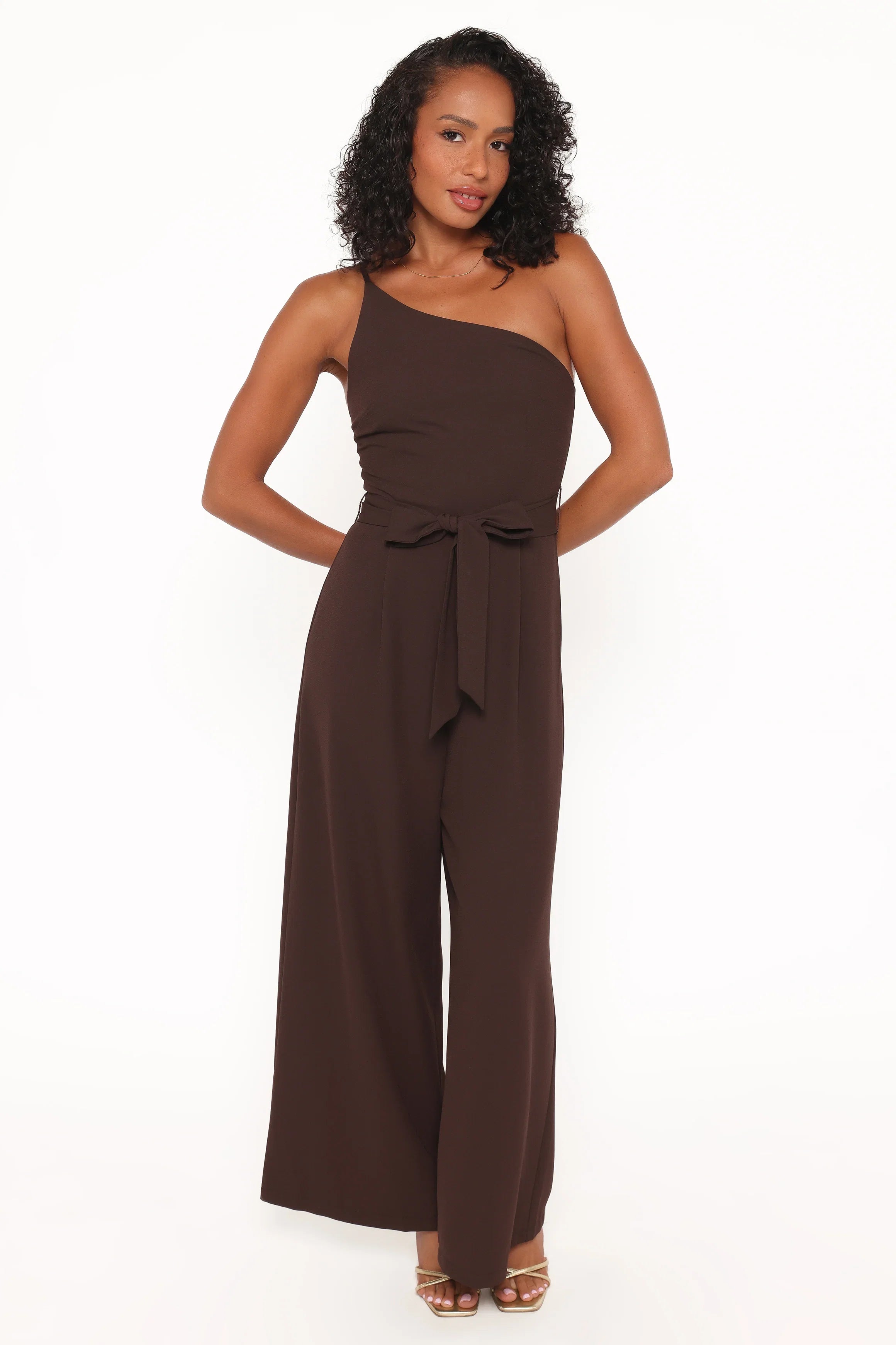 Leyton Jumpsuit Chocolate Brown