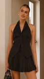 Yetta Vest Top Black