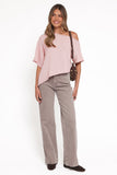 Ardena Boucle Knit Top Pink