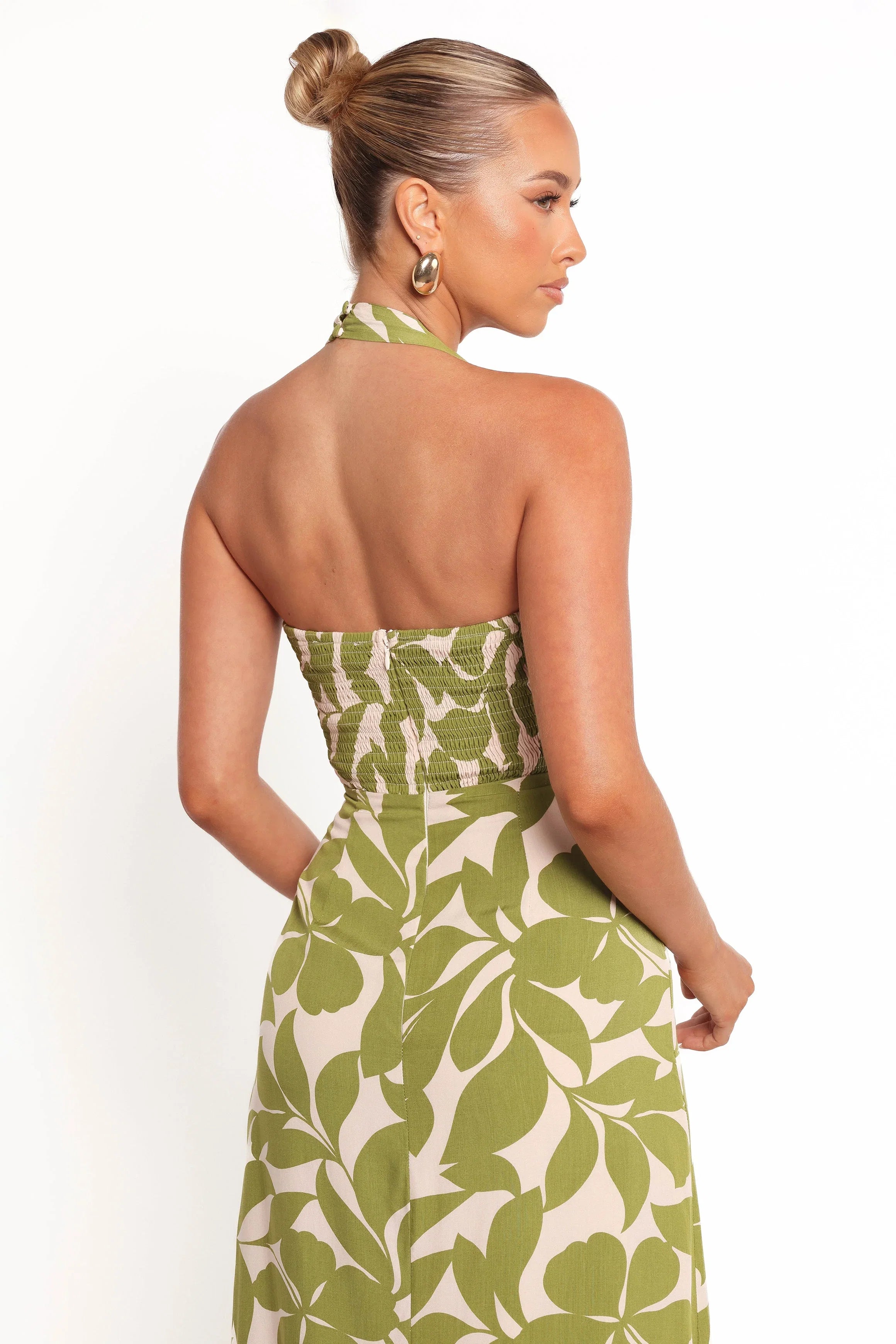 Alexis Maxi Dress Green Floral