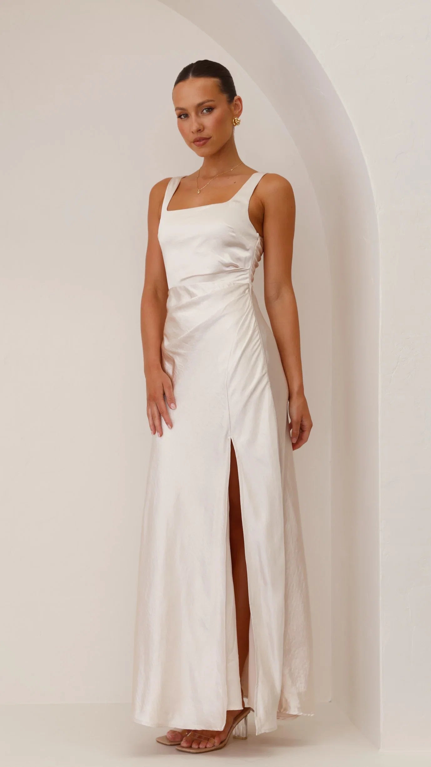 Alaria Maxi Dress Champagne