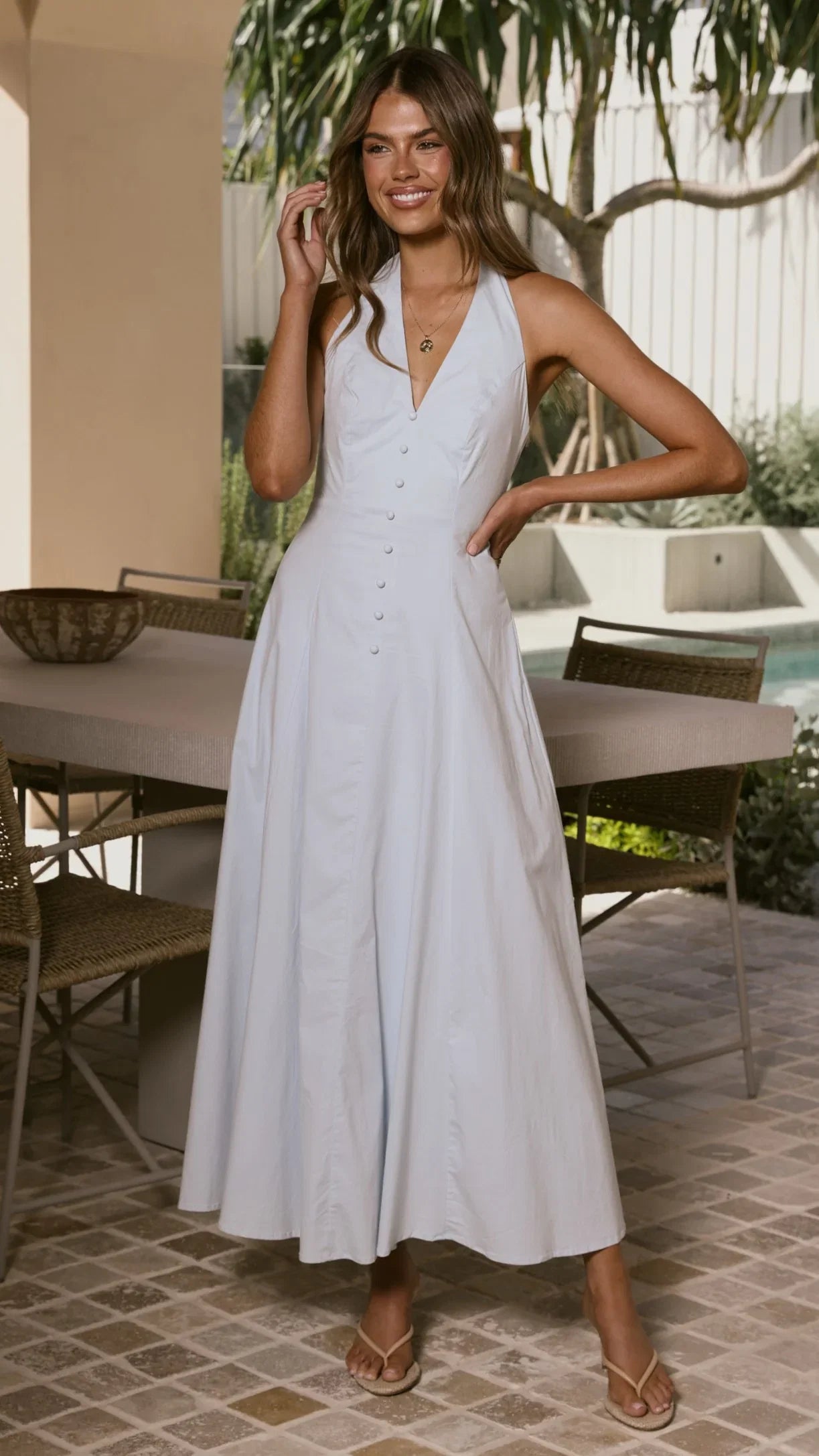 Kaia Maxi Dress Blue