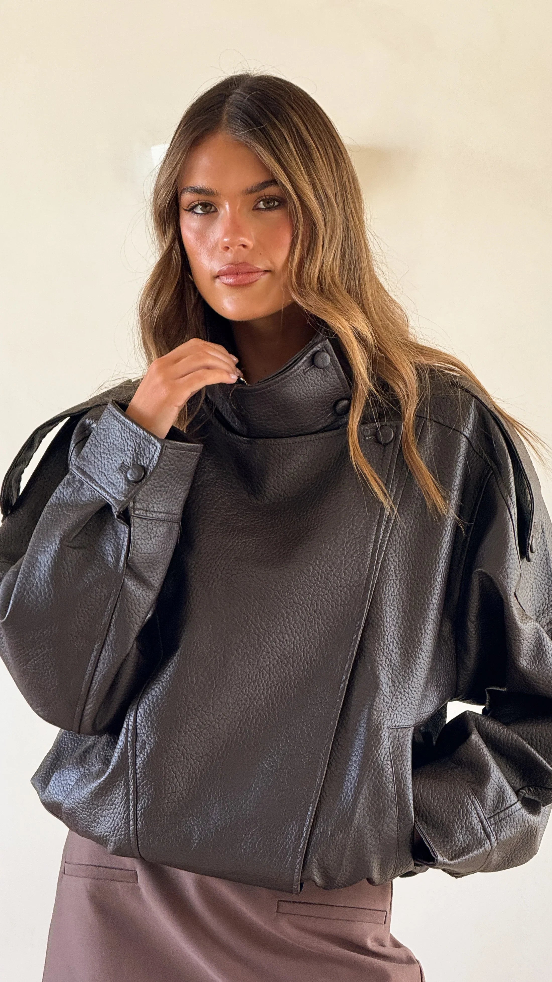 Asher Bomber Jacket Chocolate