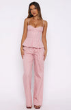 Tempt Me Not Pants Pink Stripe