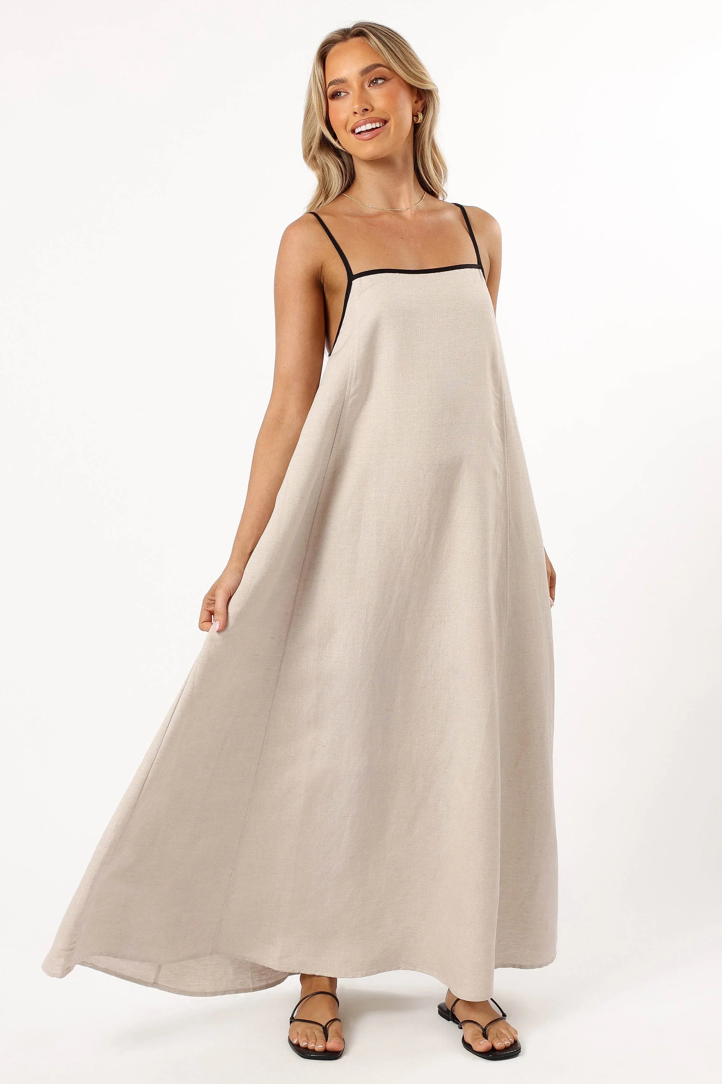 Elliana Maxi Dress Beige
