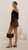 Isadora Off Shoulder Top Black