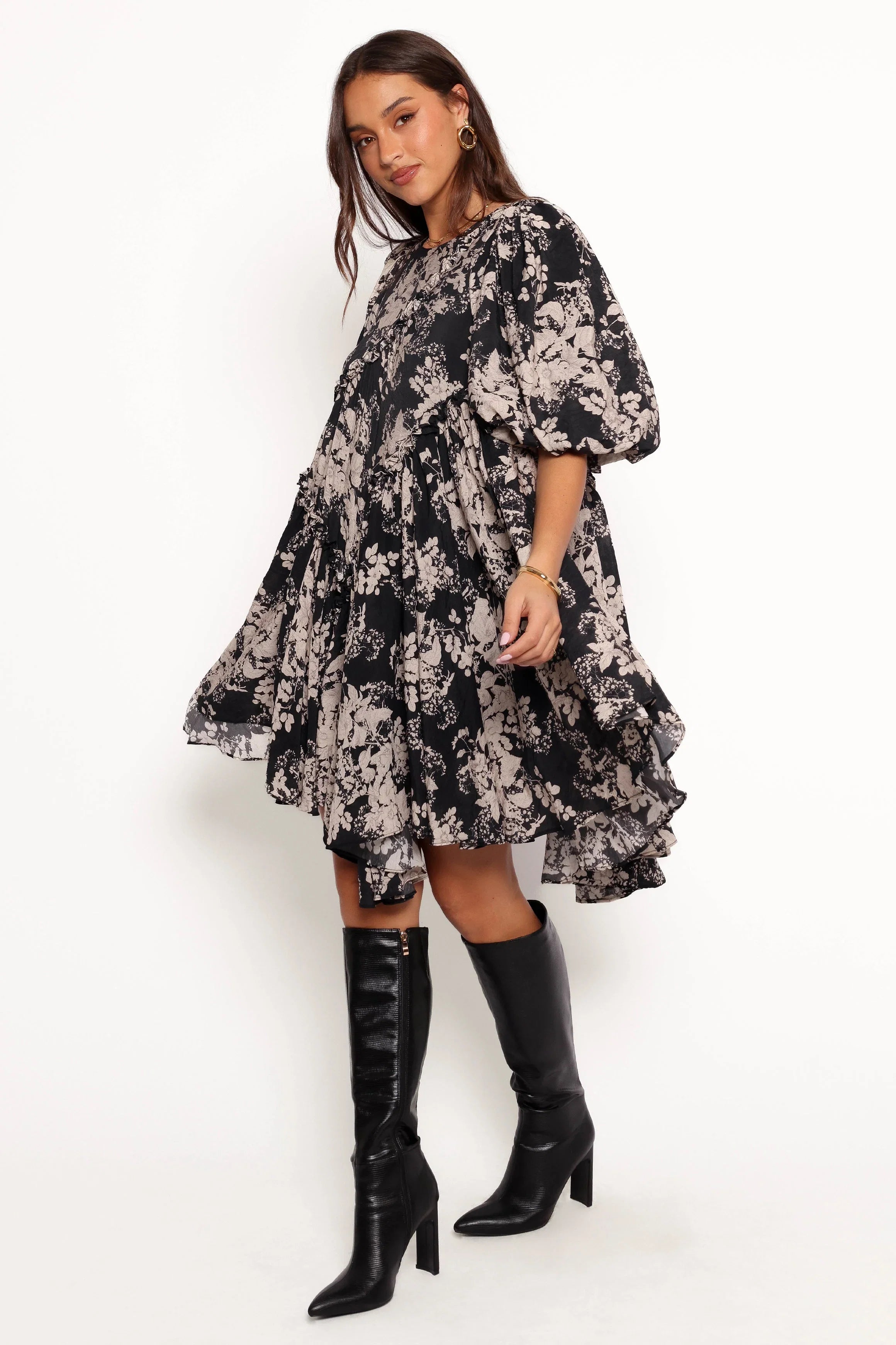 Zinta Mini Dress Floral Print