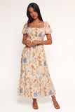 Cecelia Puff Sleeve Maxi Dress Floral