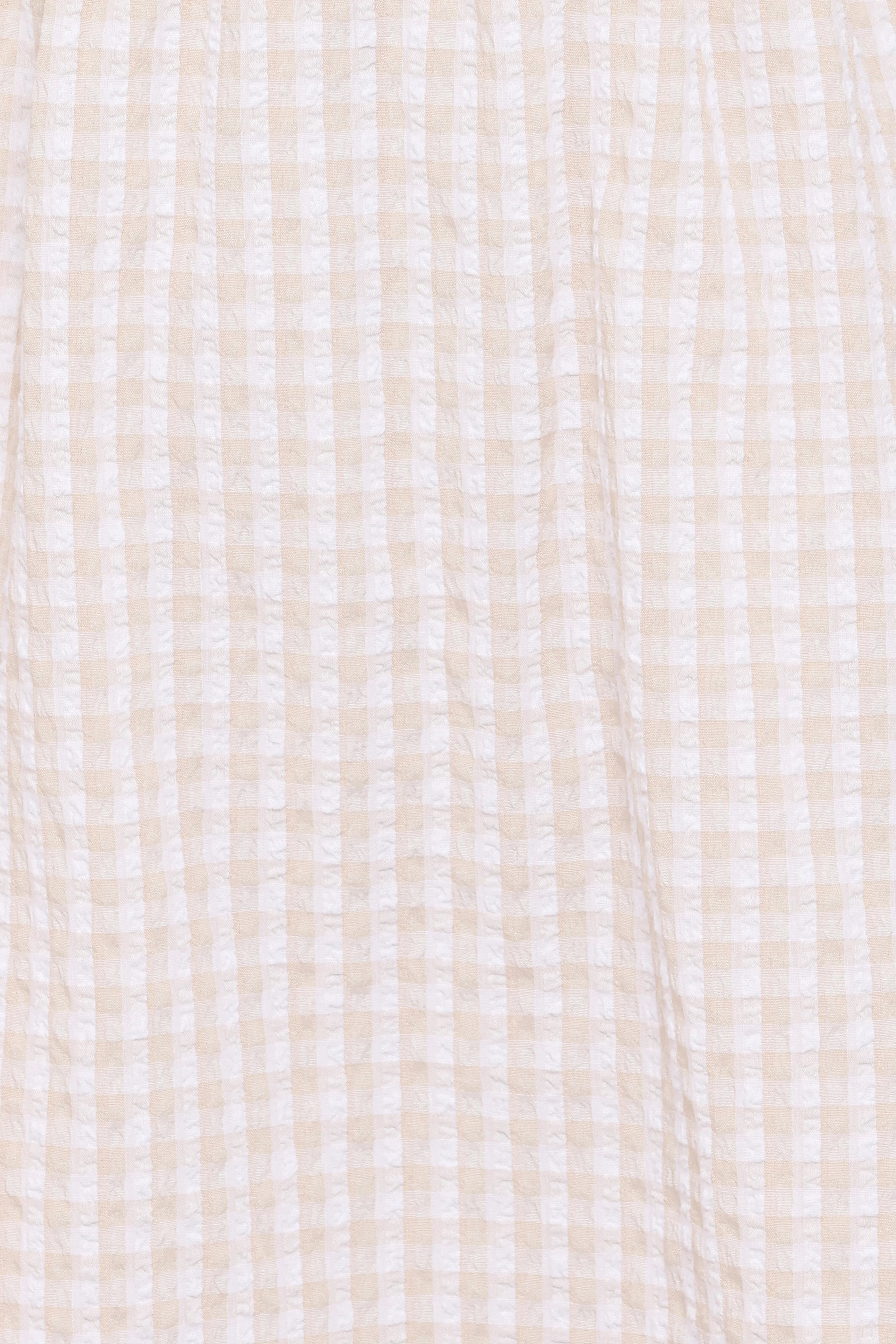 Cadhla Mini Dress Beige Gingham
