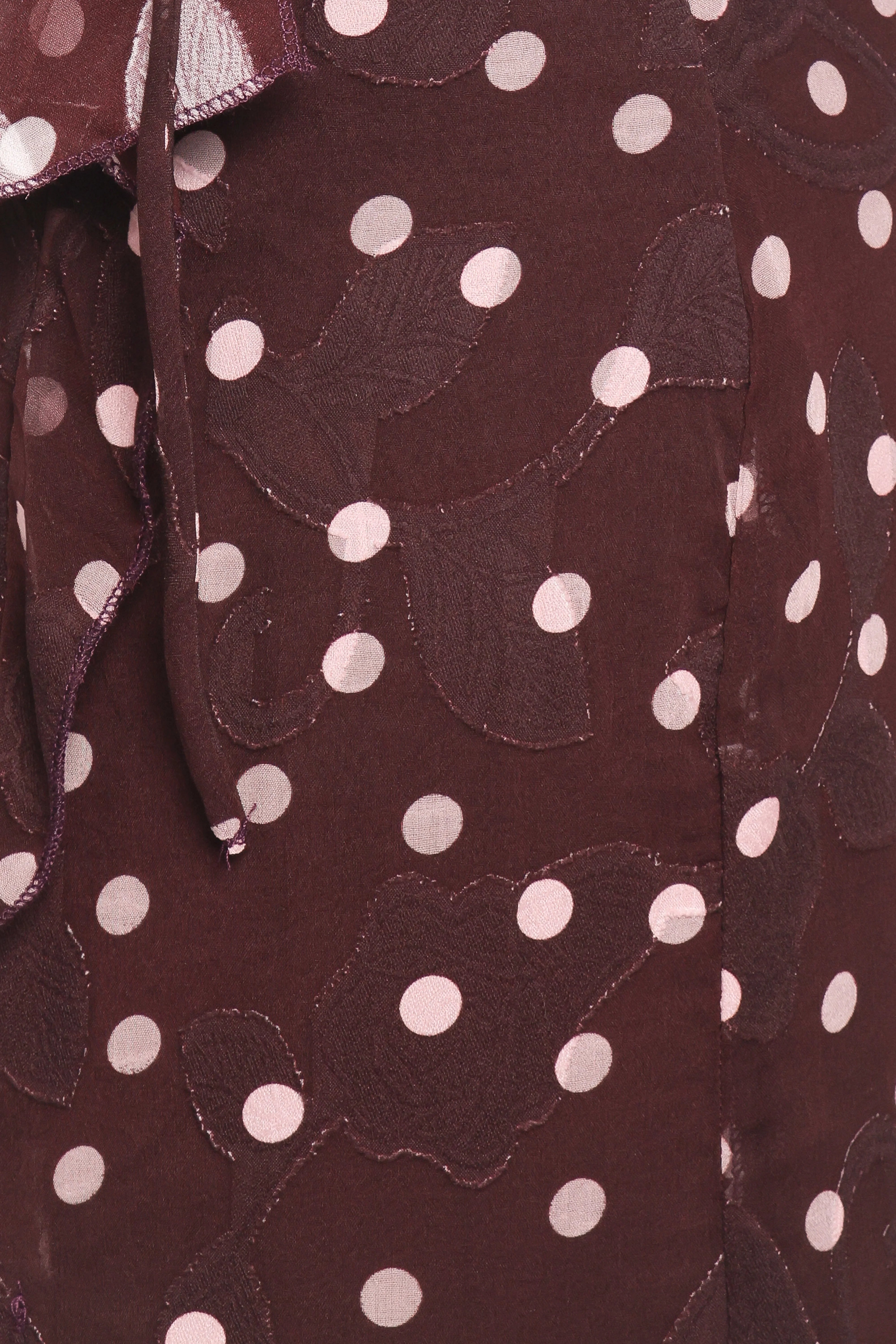 Delta Maxi Dress Plum Polka Dot