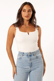 Santina Top White
